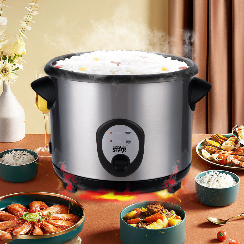 WINNING STAR Multifunction 1.8 L 700W ST-9351 Portable Stainless Steel 1.8l Mini Rice Cooker Electric