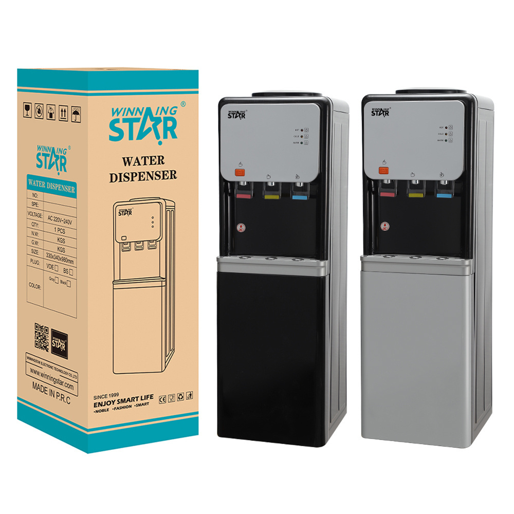 Winning Star ST-6505 Wholesale Electric Instant Top Load Vertical Water Dispenser Tea Machine with Fridge