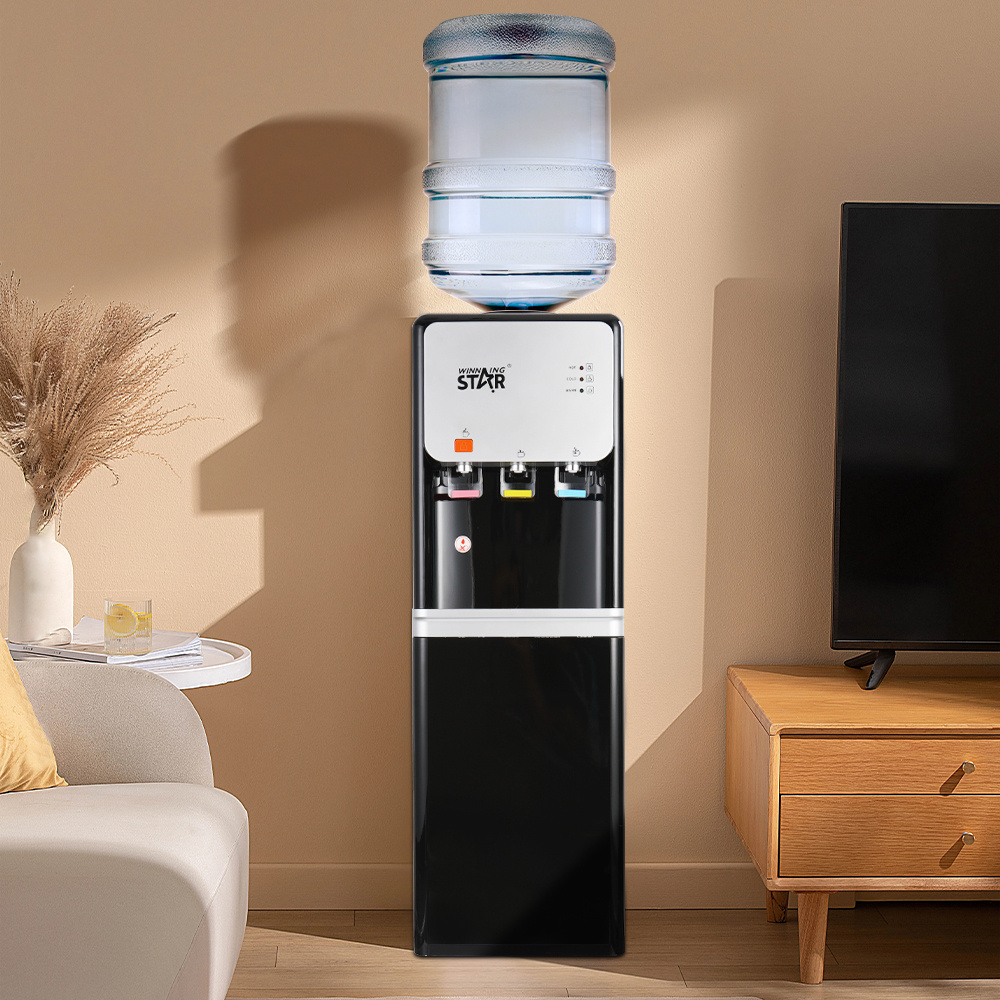 Winning Star ST-6505 Wholesale Electric Instant Top Load Vertical Water Dispenser Tea Machine with Fridge