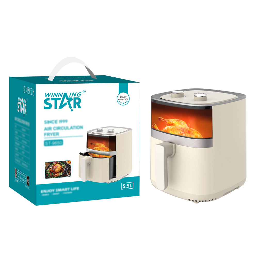 WINNING STAR ST-9650 Visible Air Circulation Oven Pressure Cooker 5.5L Air Deep Fryer Oil free Air Fryer