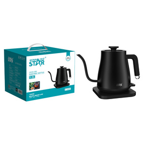 WINNING STAR ST-6006 1500W 1.2L High Quality Electric gooseneck 304 Stainless Steel Tea Boiling Water Boiler Kettle