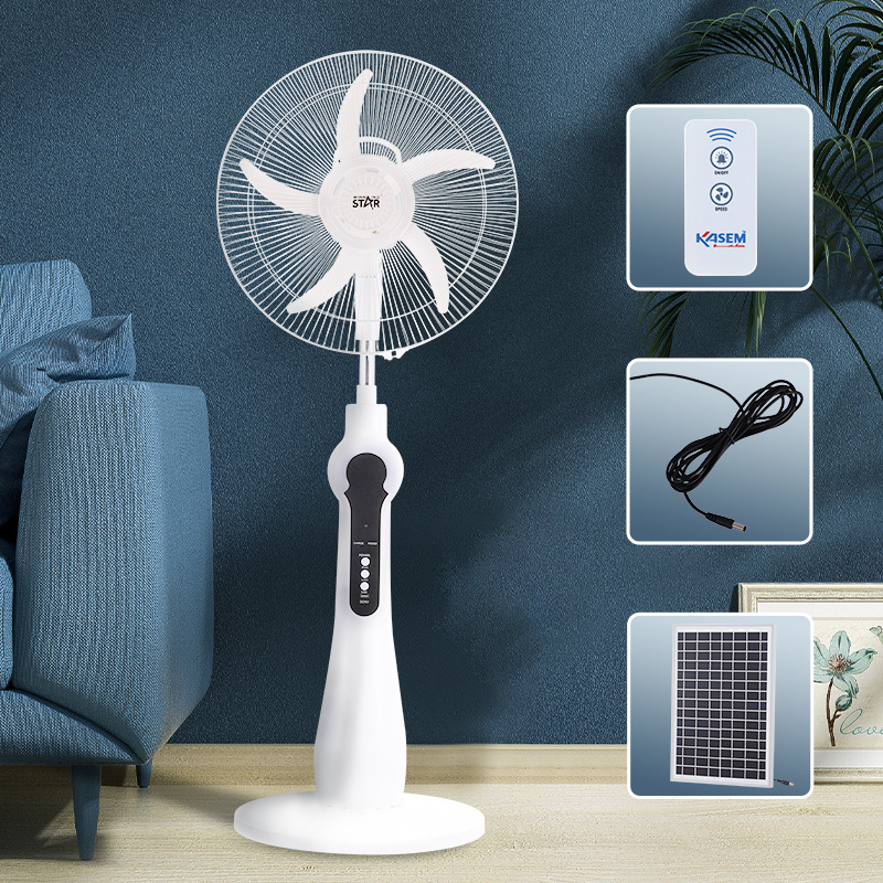 WINNING STAR Rechargeable 16inch  Standing Adjustable ST-4004 Electric Floor Fan