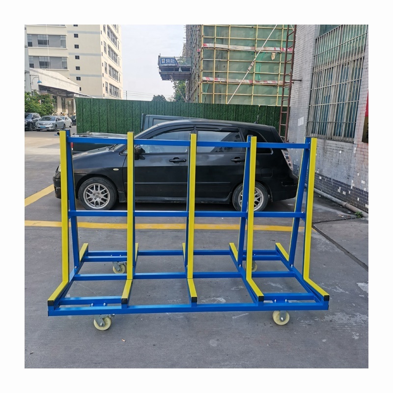 Multiple Purpose Heavy Duty Granite Marble Slab Storage Rack Display For Transport Rack Trolley A Frame Glass Steel Rack