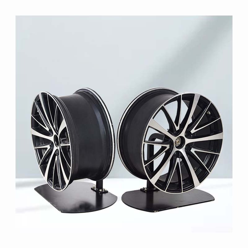 wheel hub rim display stand for auto parts storage shop