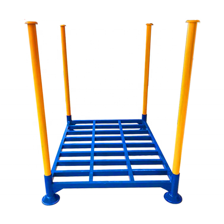 Heavy duty metal stillage storage rack stacking racks industrial pallet stacking frames