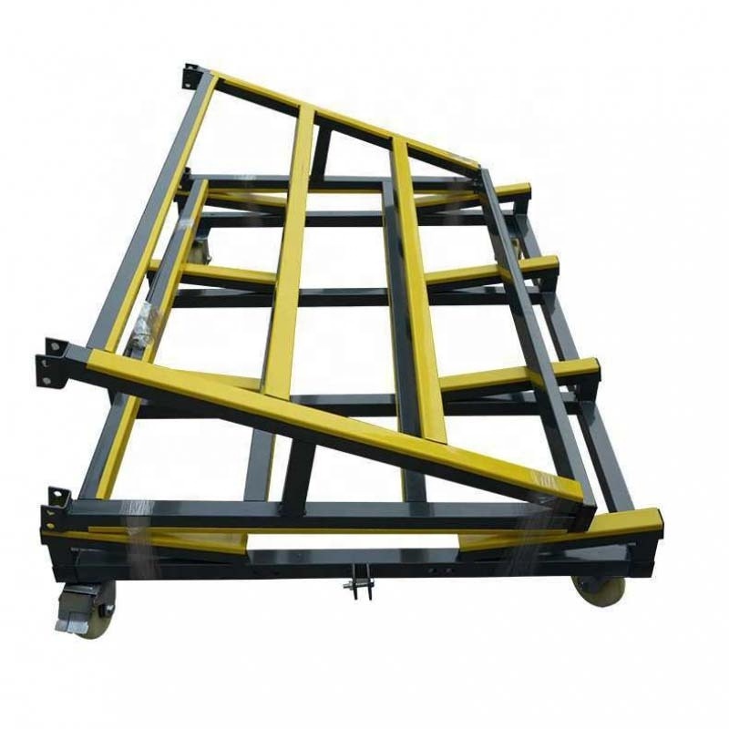 foldable cheap folding warehouse glass transportation rack