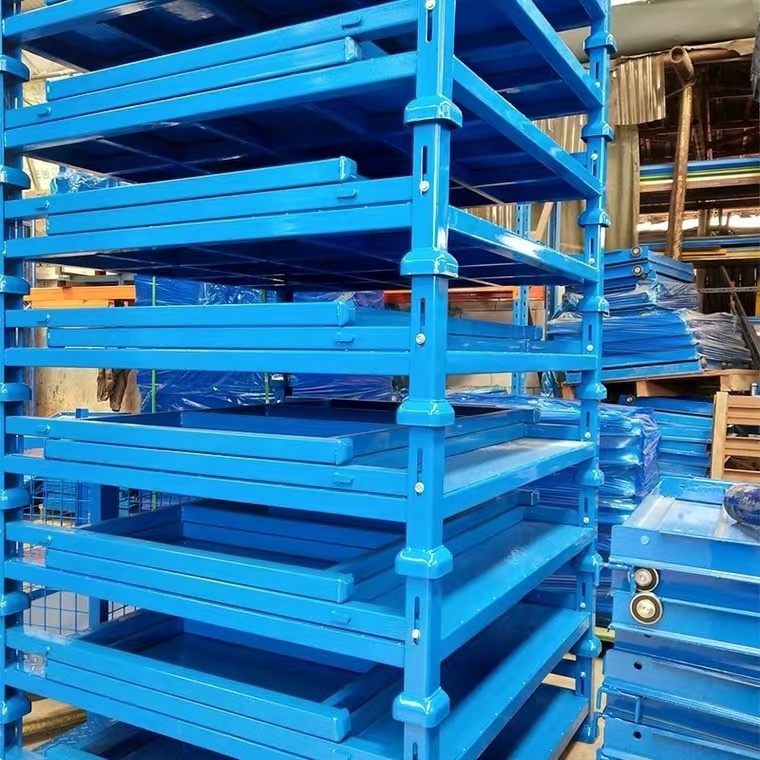 Customized Manufacture Portable Rack Storage Stacking Pallet Frames Rack