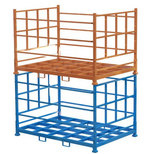 Warehouse Metal Stacking Shelves Customized Portable Detachable Racks,Detachable stackable poles rack for sea food storage