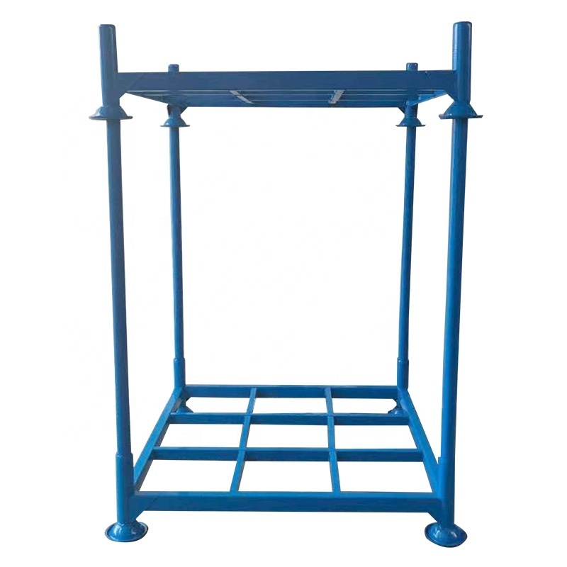 Heavy duty metal stillage storage rack stacking racks industrial pallet stacking frames