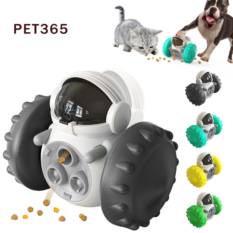 Smart Robot Food Dispenser Interactive Toy Dogs Food Puzzle Feeder Toys Pet slow feeder funny game IQ training toy  for dogs