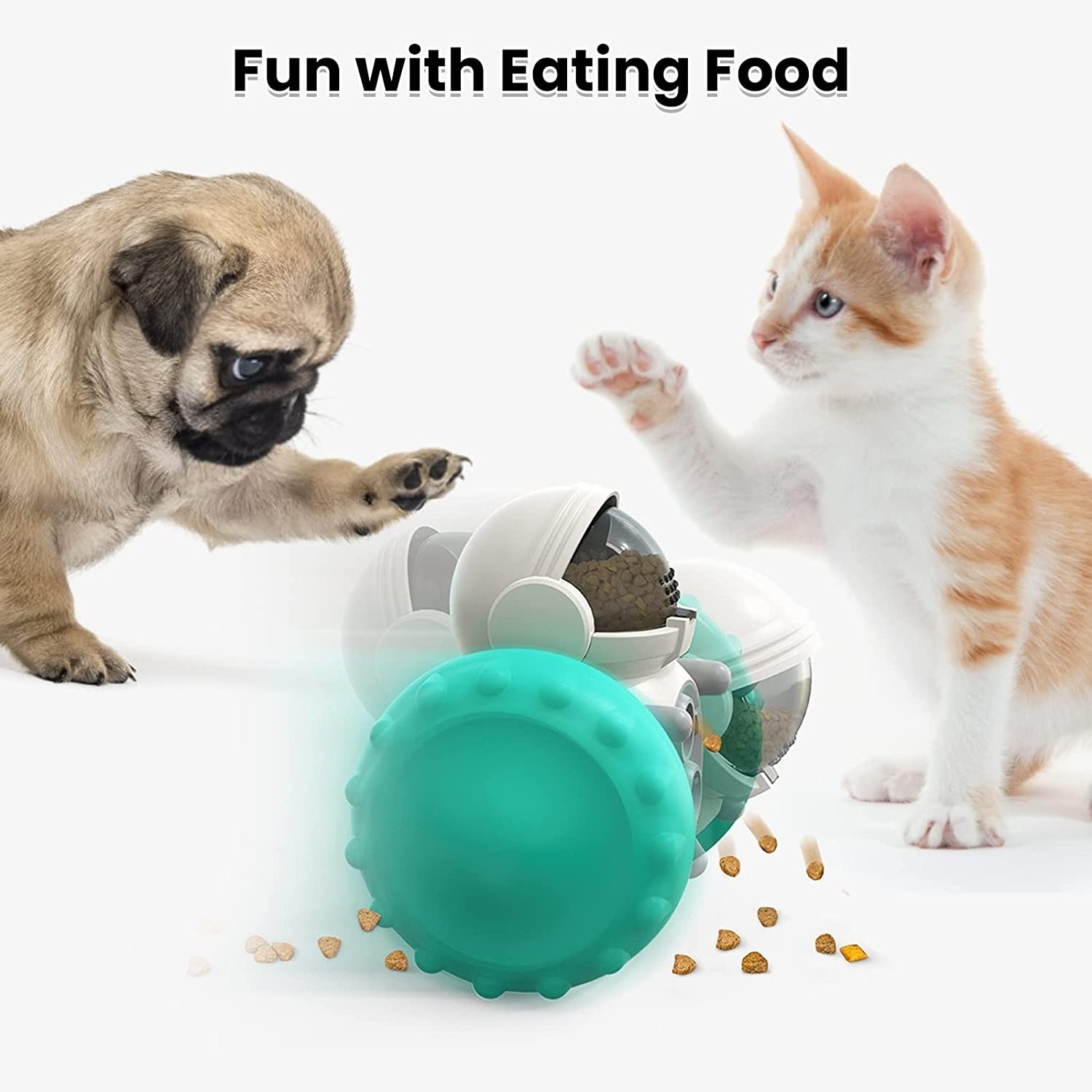 Smart Food Dispenser Interactive IQ Training Toy for Dogs  Cat Food Puzzle Feeder Fun Toys  for Dog and Cat Pet Slow Feeder Toys