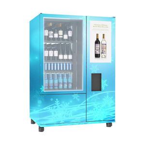 Can bottle beer cooling function smart vending machine auto dispensing coin credit card reader payment devices