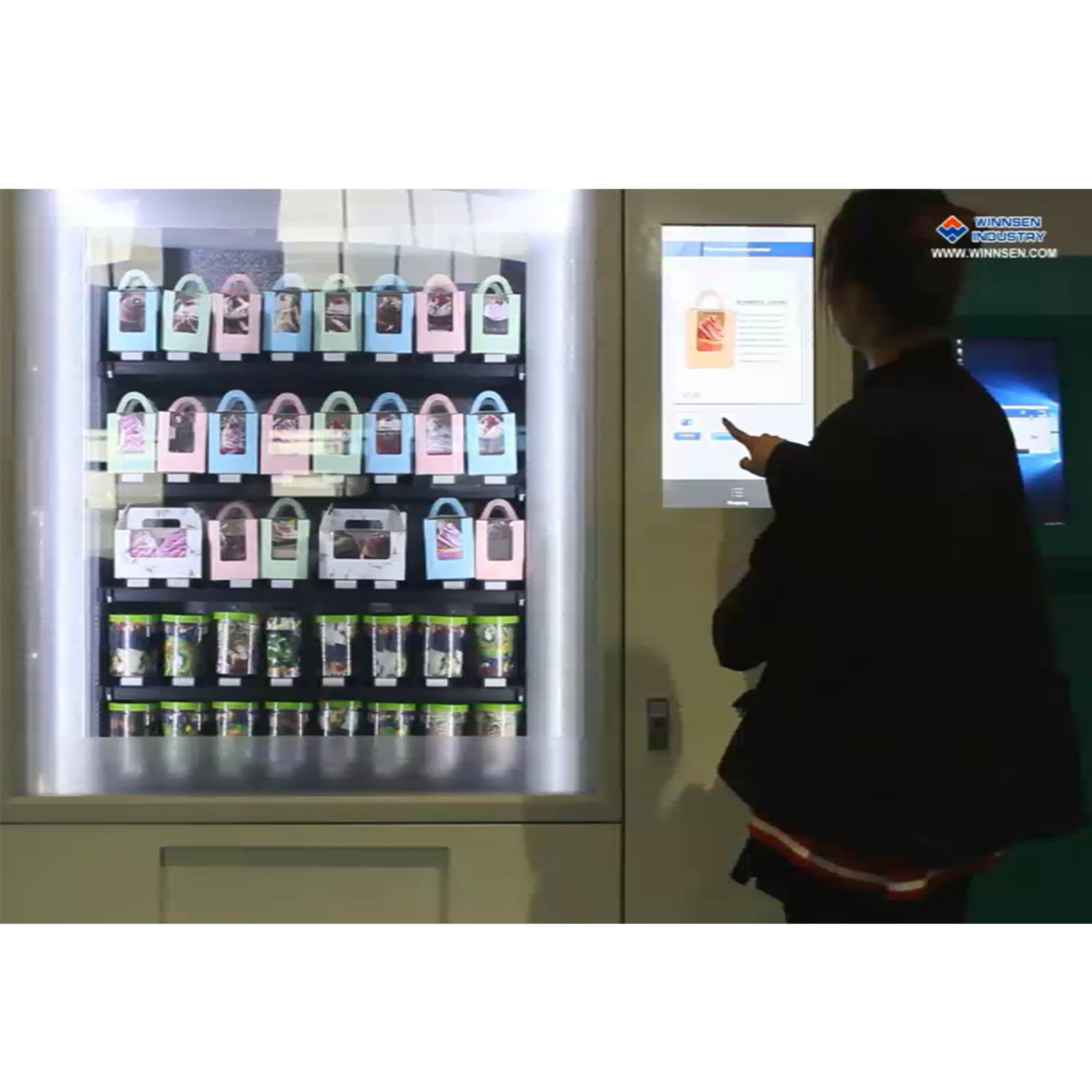 Automatically Convenience Store Vending Machine for Sale Basic Food Salad