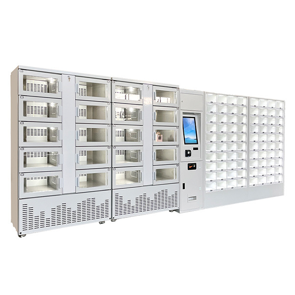 Winnsen Flower Vending Machine Cooling Food And Beverage Glass Bottle Champagne Milk Vending Machines