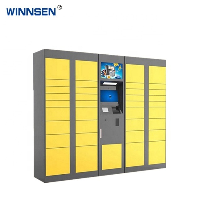 Modern Grey Color Smart Key Storage Cabinet Locker Rental Electronic Locker with RFID Reader