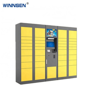 Modern Grey Color Smart Key Storage Cabinet Locker Rental Electronic Locker with RFID Reader