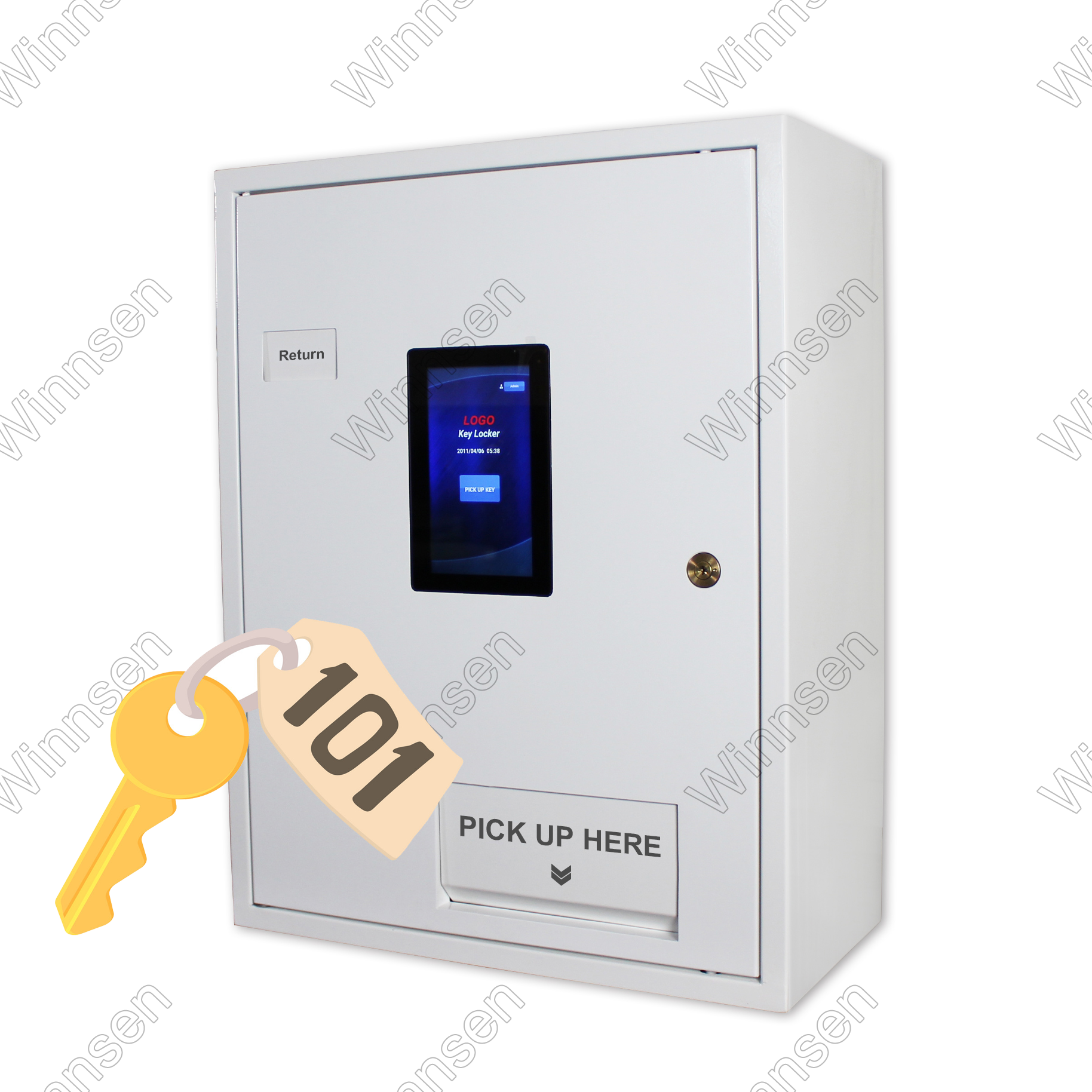 Smart outdoor office hotel RFID Intelligent Key safe Control Storage Management Fingerprint locker with Touch Screen