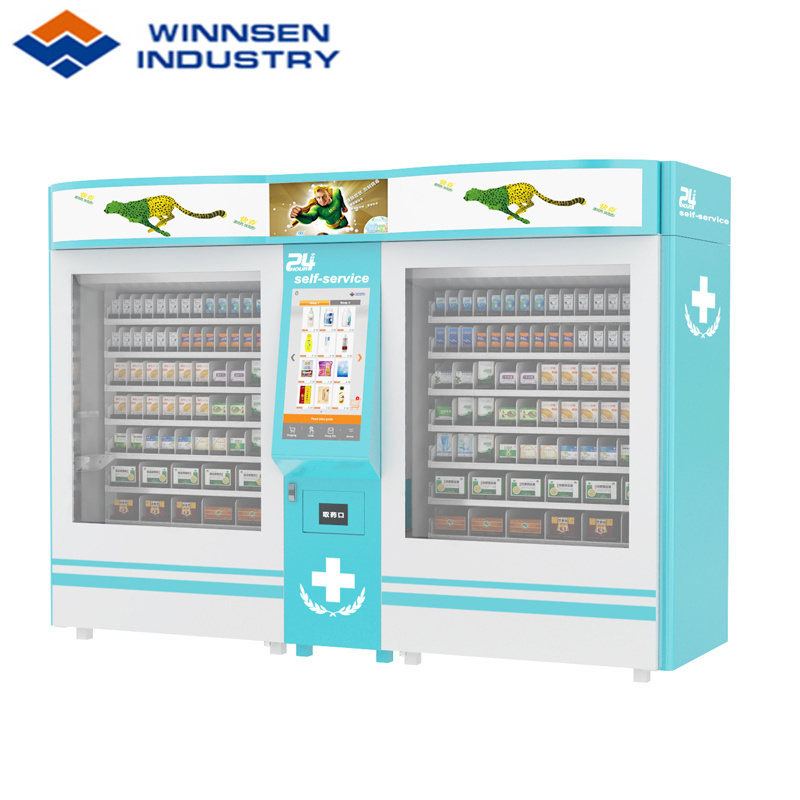 Remote Management System Multimedia Digital Pharmacy Vending Machine with Robotic