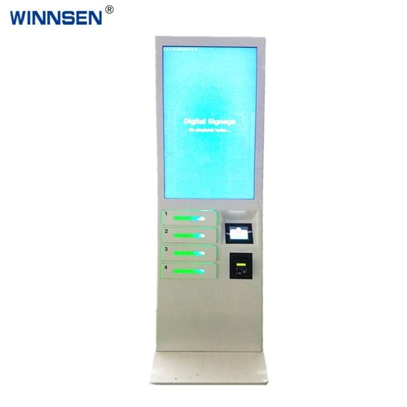 Mobile phone smartphone fast charging vending machine cell phone charging kiosk station locker