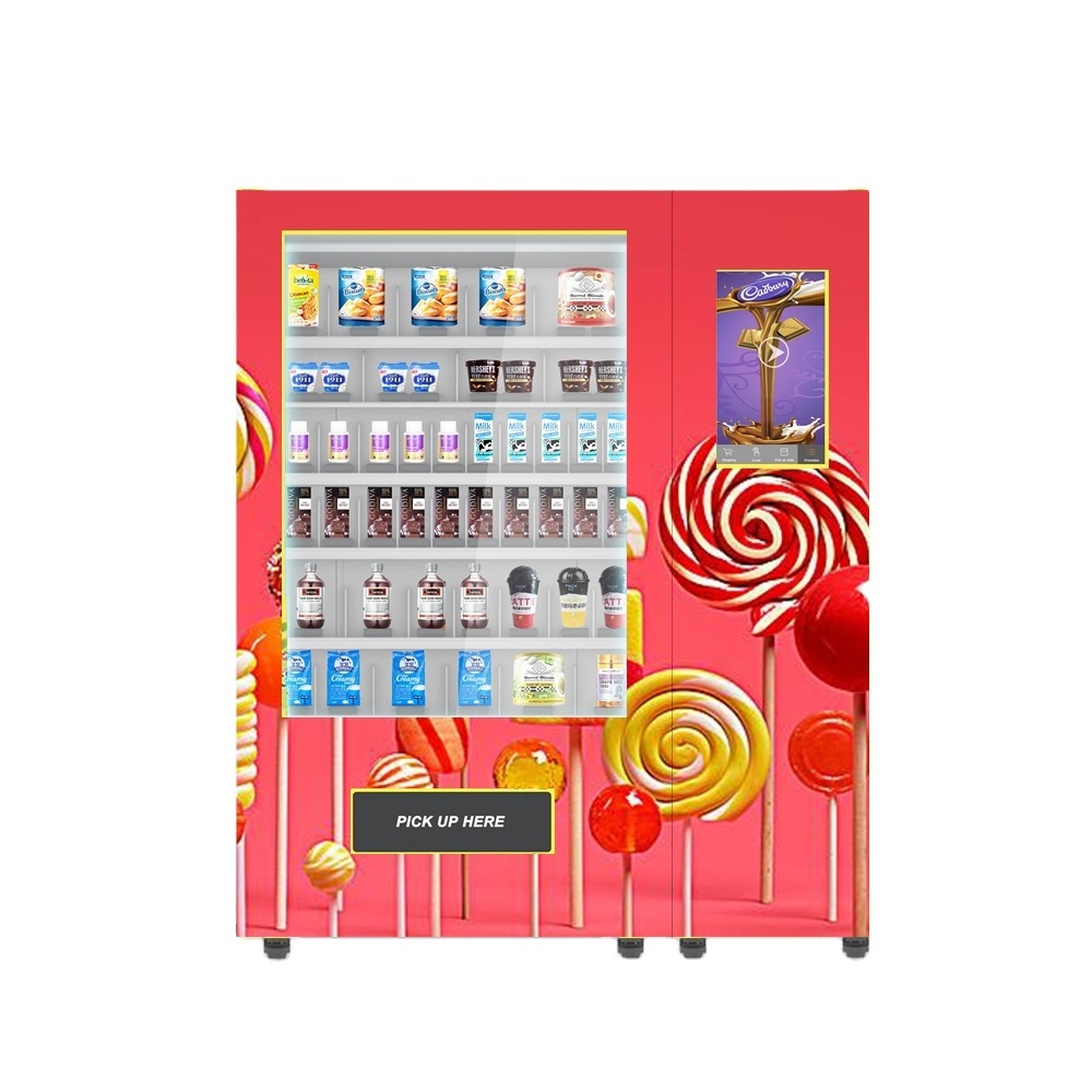 Vending machine design food drink clothes shoes toy mart vedning machine