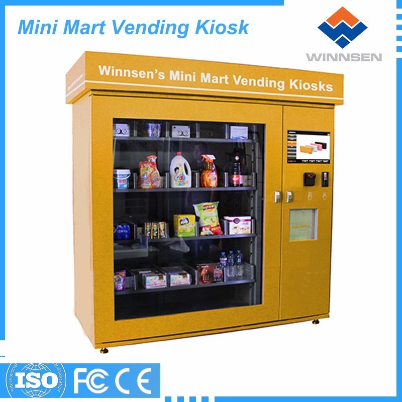 Vending machine design food drink clothes shoes toy mart vedning machine