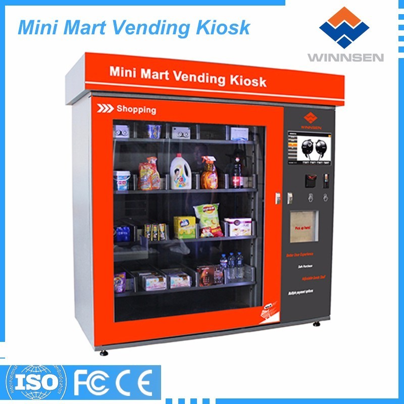 Automatic big vending machine high quality cake selling machine