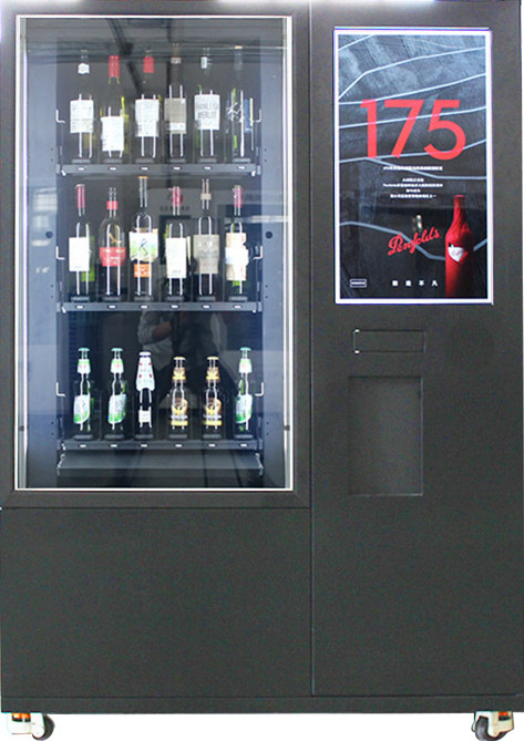 Can bottle beer cooling function smart vending machine auto dispensing coin credit card reader payment devices