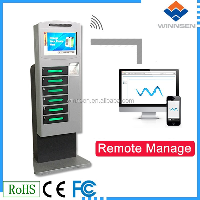 Charge Box Station Cell Phone Charging Vending Machine