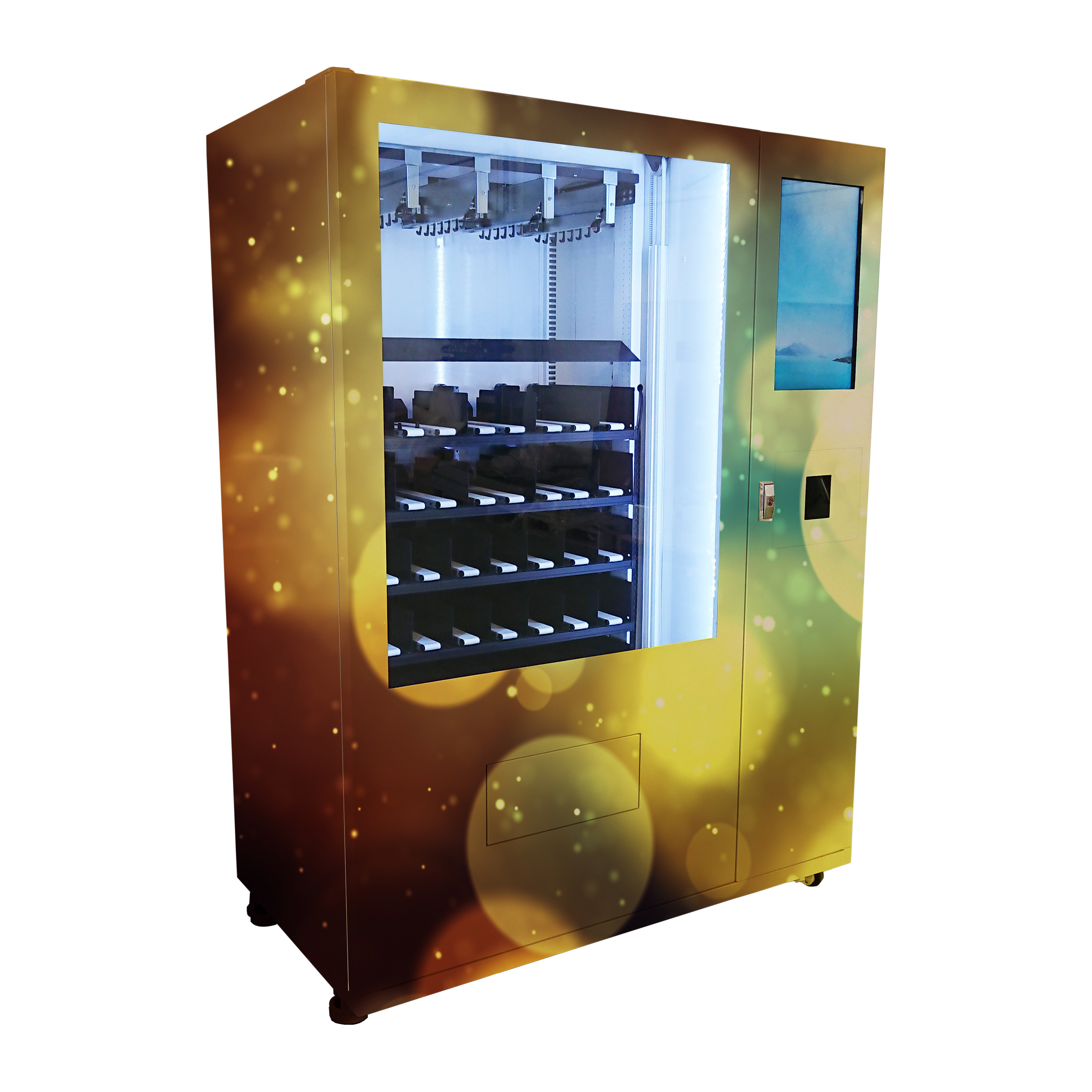 Smart vending machine high quality elevator snack drinks accessories book selling machine with security camera