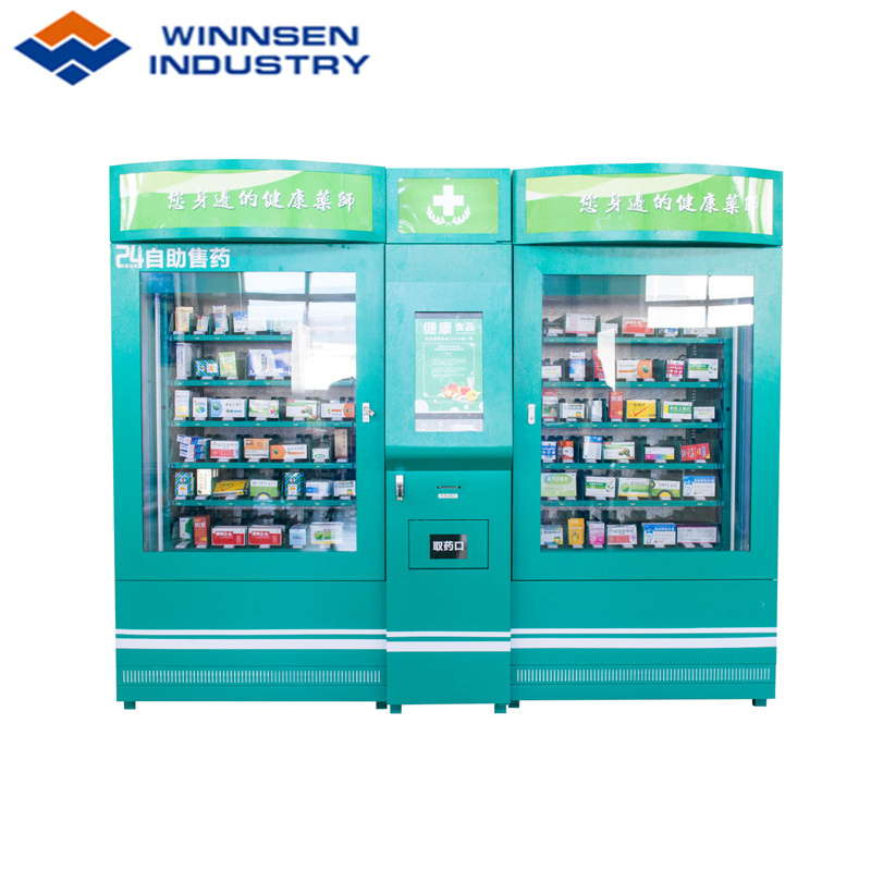 Remote Management System Multimedia Digital Pharmacy Vending Machine with Robotic