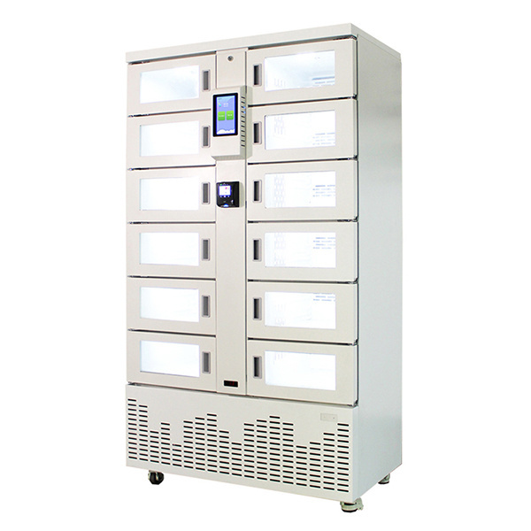 Winnsen Flower Vending Machine Cooling Food And Beverage Glass Bottle Champagne Milk Vending Machines