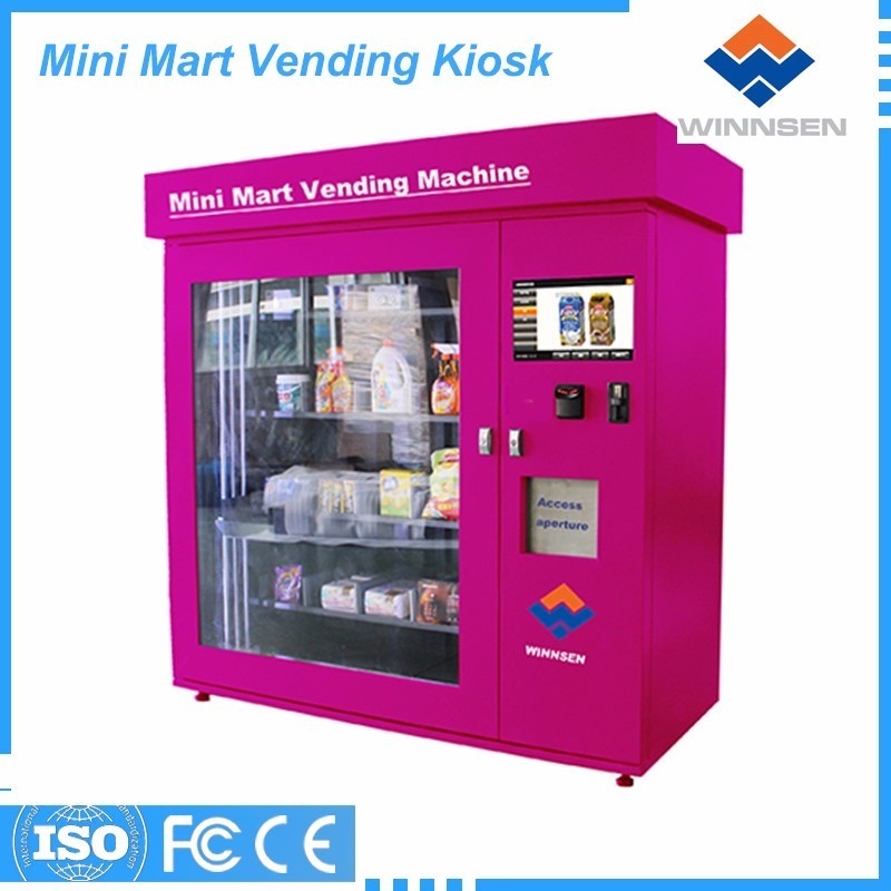 Automatic big vending machine high quality cake selling machine