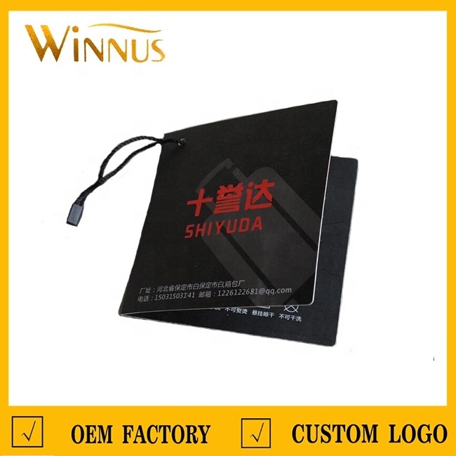 custom print scarf booklet folded over hangtag fashion sunglass price swing ticket sun glasses paper hang tag for sunglasses