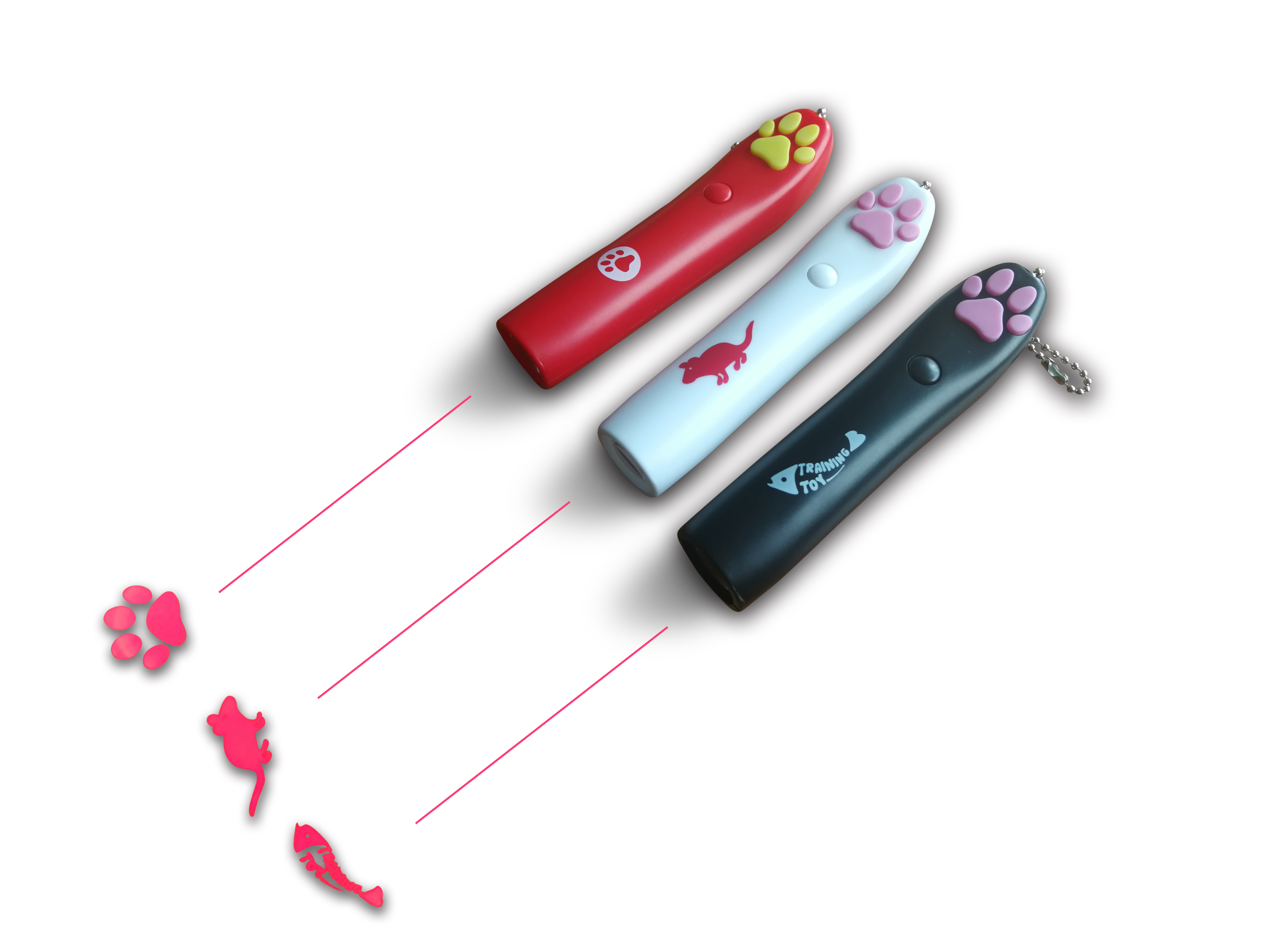 Paw beam LED Pointer  Cute Laser Toy For Cats