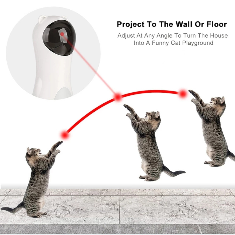 2021 New Pet Laser Automatic Interactive Smart Cat Toys For Cat