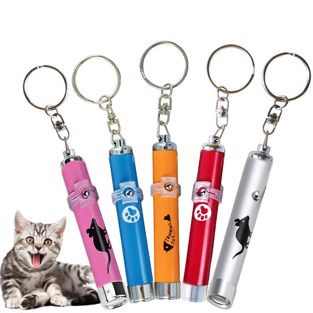 Portable Mini Cat Laser Pointer Toy