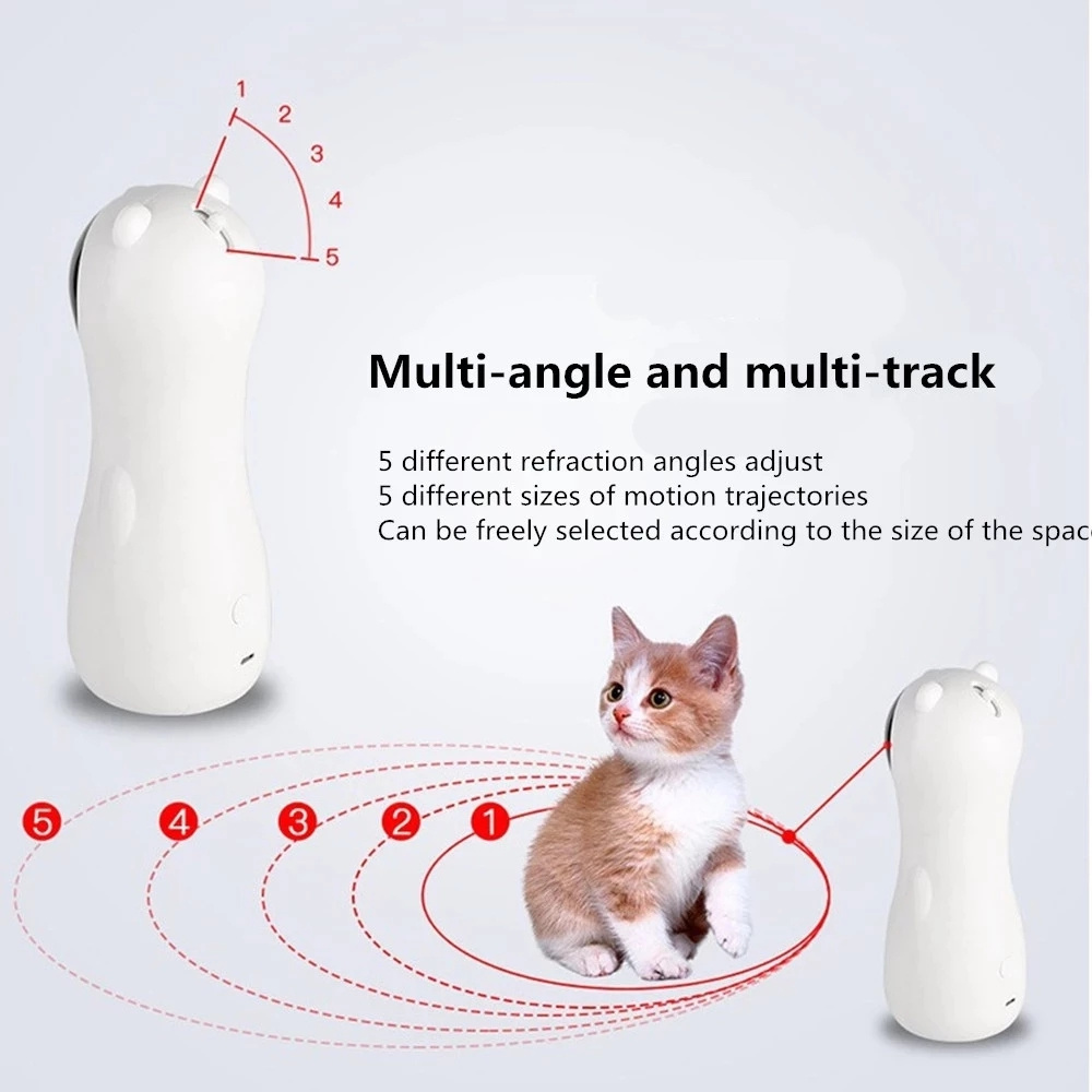 2021 New Pet Laser Automatic Interactive Smart Cat Toys For Cat