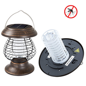 Solar Mosquito Killer Lamp Indoor  Outdoor mosquito killer Fly Bug Zapper Light for Garden Decoration Camping Fishing