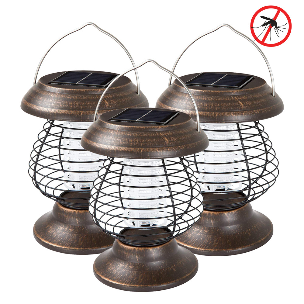 Solar Mosquito Killer Lamp Indoor  Outdoor mosquito killer Fly Bug Zapper Light for Garden Decoration Camping Fishing