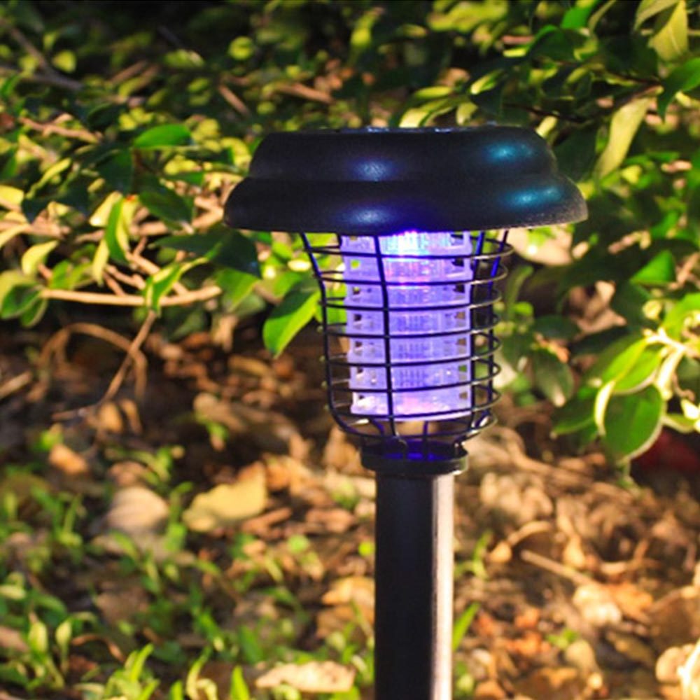 Solar Bug Zapper LED Mosquito Killer Outdoor Solar Powered Zapper Light Lamp for Indoor and Outdoor