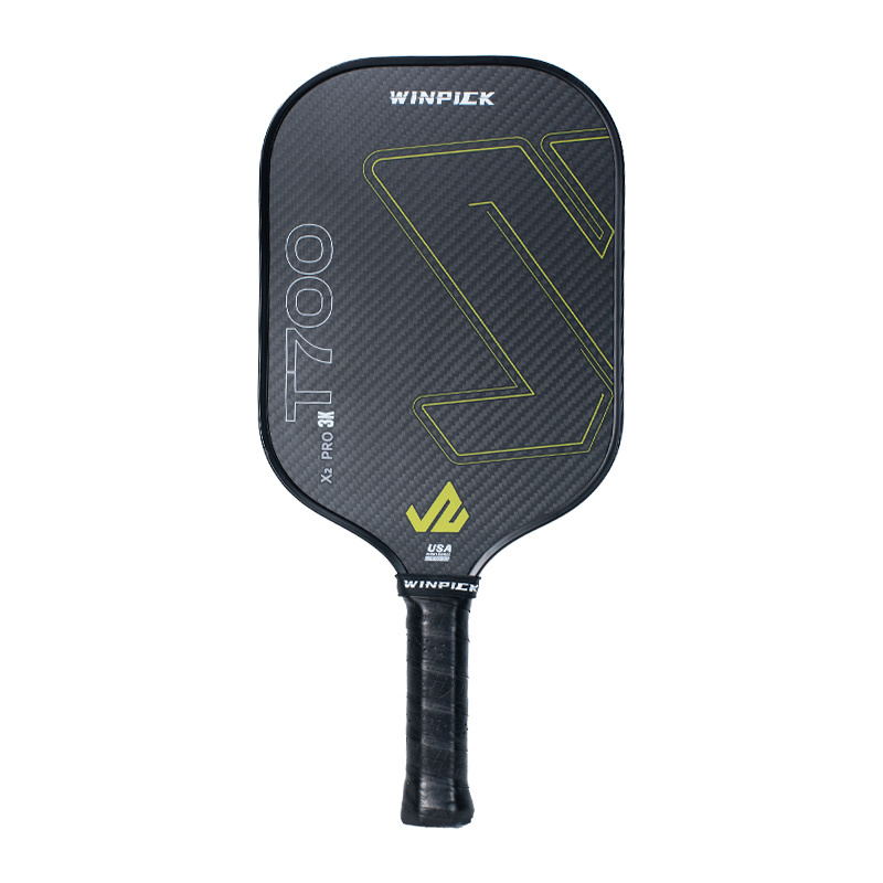 3K Carbon Pickleball Paddles 2024 hot Gradient color Raw Carbon T700 Kevlar Fiber Pickle ball Paddle