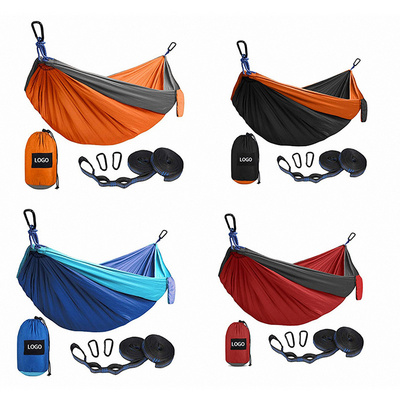 WINPOLAR lightweight hammock nylon parachute 2 person portable hammock Adult camping hammock