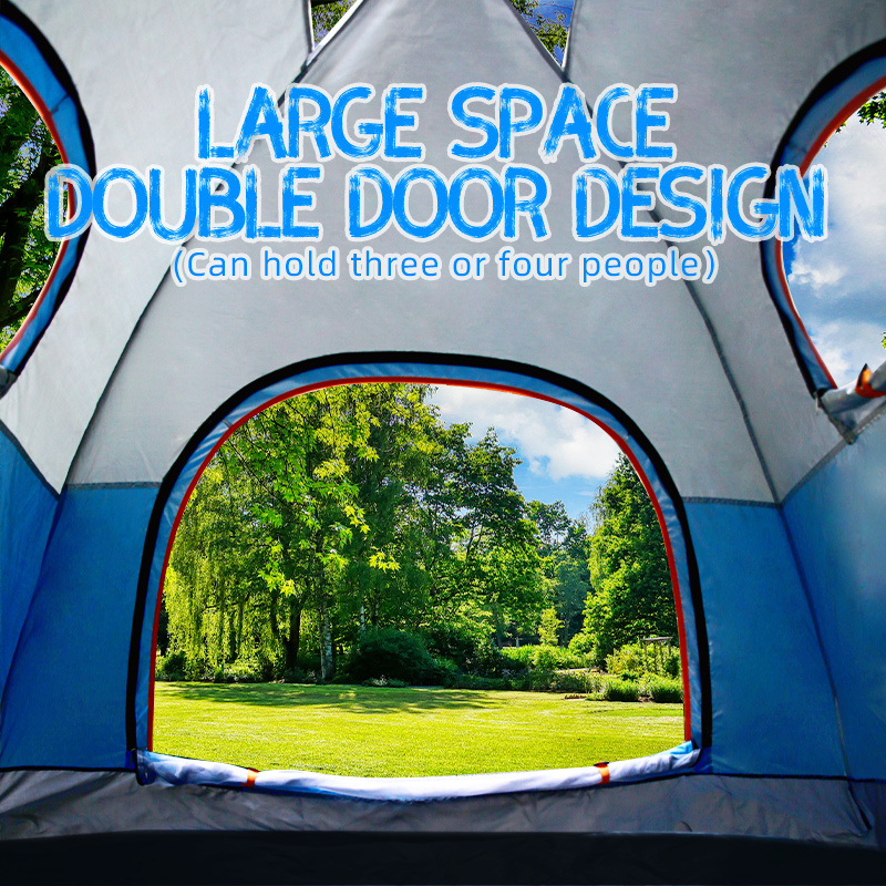 factory outlet new pattern custom oem family Windproof easy one touch pop up travel tent Camping outdoor Tent