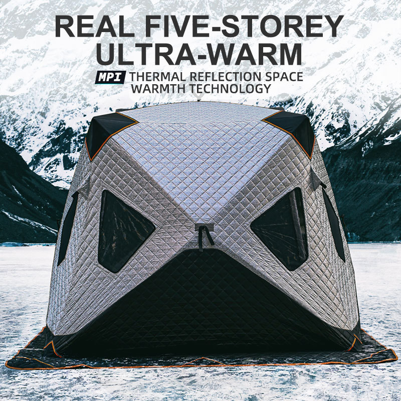 Hot selling Wholesale Custom Logo Waterproof winter Outdoor camping insulated sauna tent portable pop up Ice Fishing Tents OEM