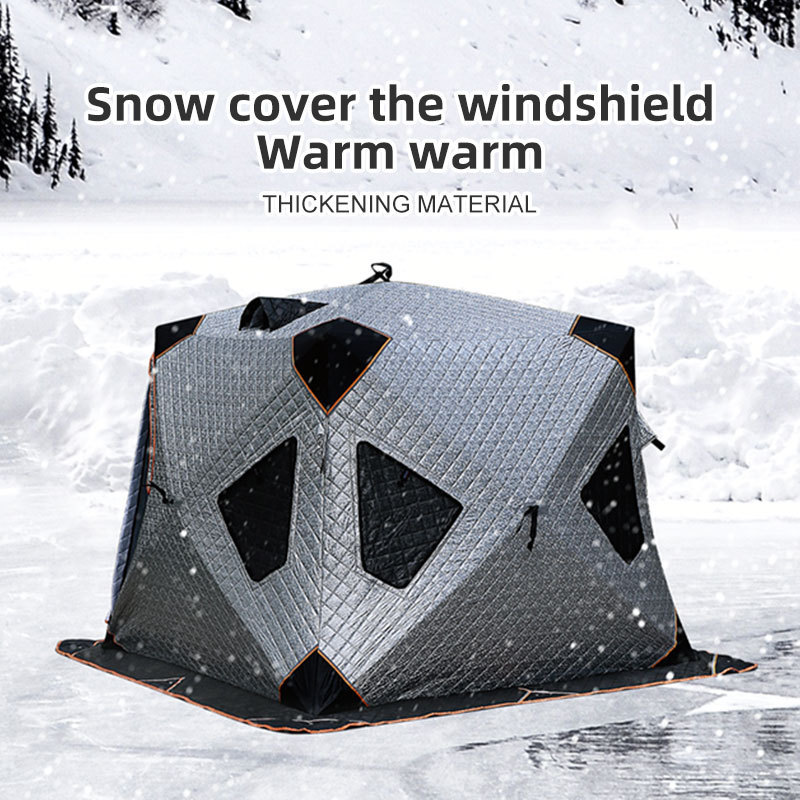 Hot selling Wholesale Custom Logo Waterproof winter Outdoor camping insulated sauna tent portable pop up Ice Fishing Tents OEM