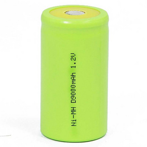 Ni-MH D size 5000mAh 10000mAh rechargeable batteries button top for gas stove