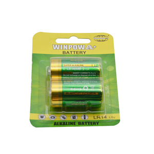 1.5V  LR14 C size alkaline battery 7500mAh primary battery non rechargeable