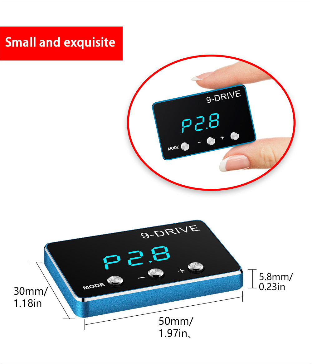 Racing mode auto 9 drive Wind booster Car electronic F1 Booster performance speed up throttle Controller