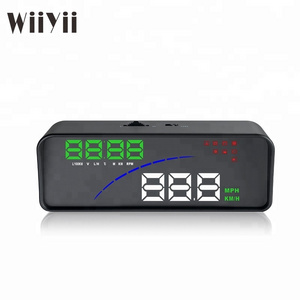 WIIYII Head Up Display 3.6 Inch hud display OBD2 car speed limiter