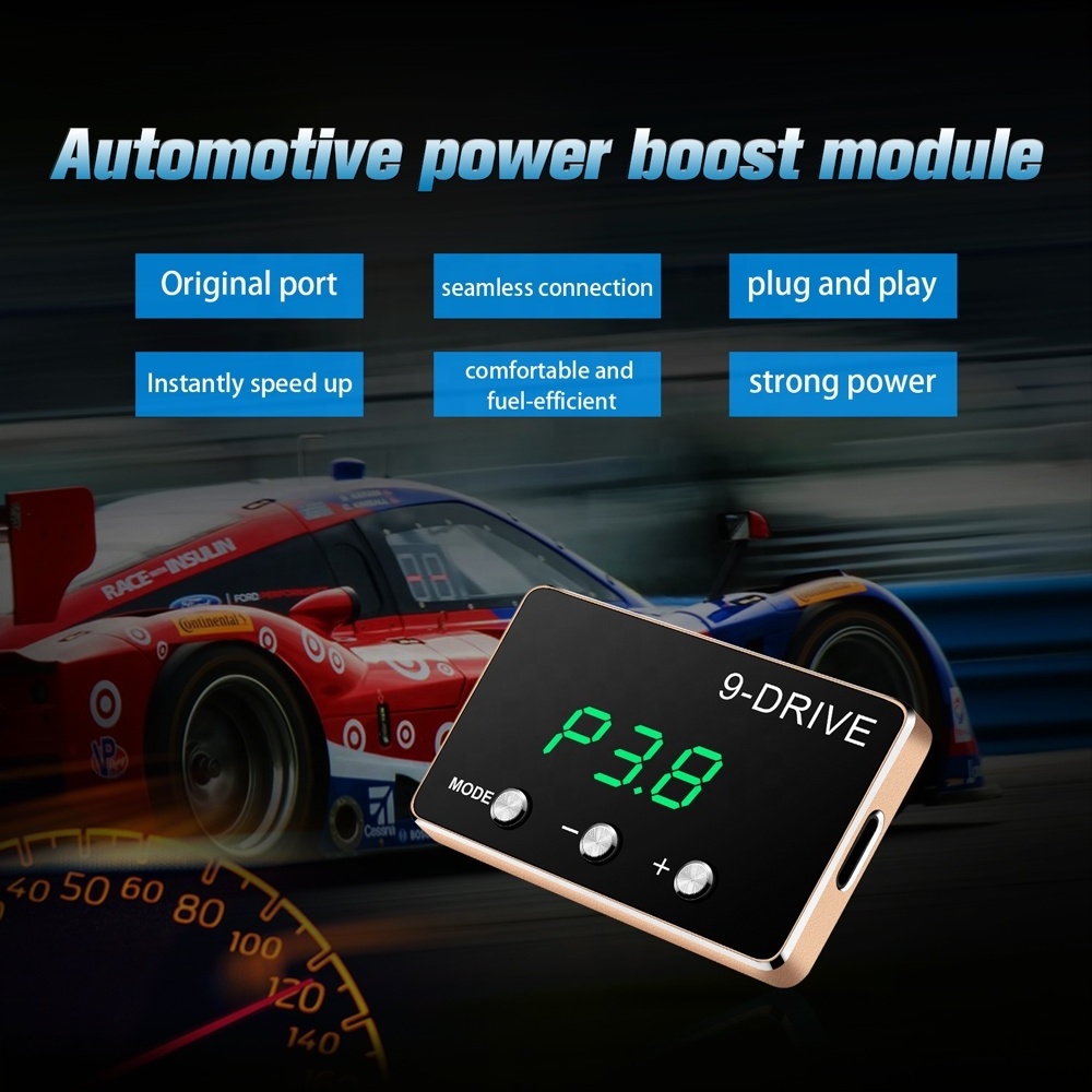 Racing mode auto 9 drive Wind booster Car electronic F1 Booster performance speed up throttle Controller